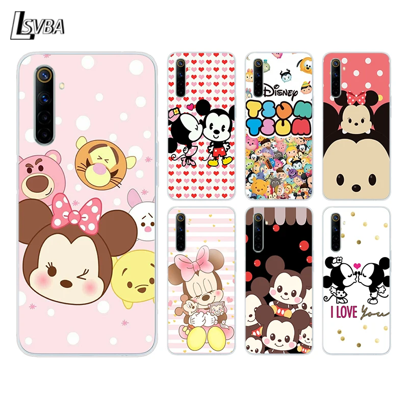 

Cute Diseny Mickey Mouse For Realme C21Y C21 C20 C2 C3 C11 C12 C15 C17 X2 X3 Superzoom X50 Q2 Q2i Pro Soft Phone Case