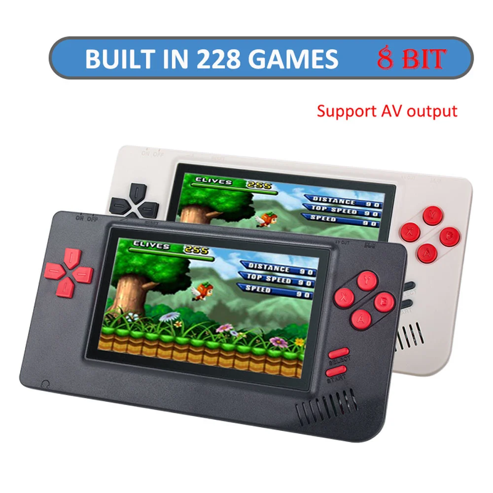 

Portable Game Console With 4.3 Retro Games, 8 Bit Av Output, Portable Classic Game Console For Kids Factory Genuine