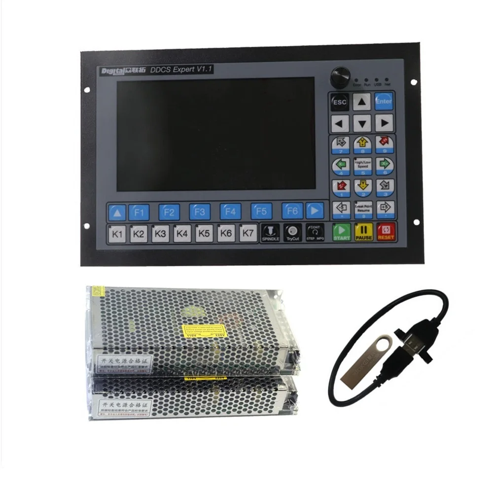 

DDCS Expert CNC Control ler 3 ~ 5 оси CNC система контроля движения с функцией ATC + импульсный источник питания для фрезерного станка