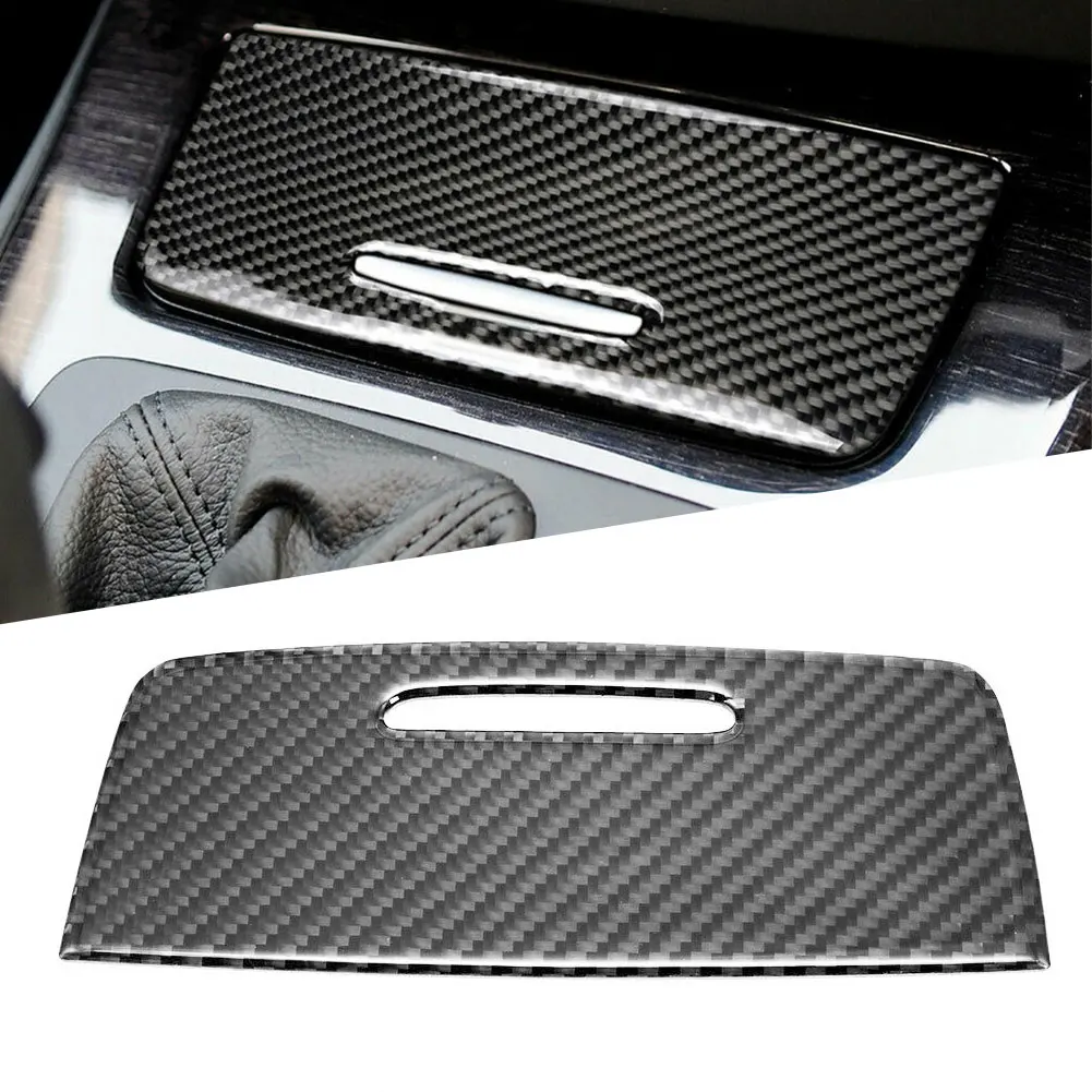 Carbon Fiber Interior Panel Trim Cover For BMW 3 Series E90 E92 2005-12 Car Panel Trim Cover Sticker Decor Interior  Accessories