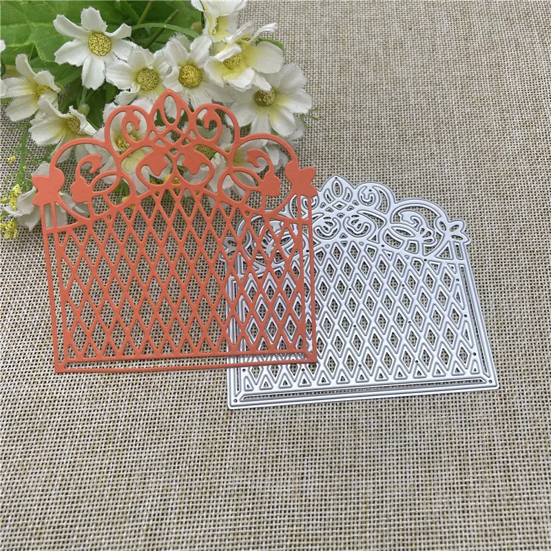 Режущие штампы AOKEDIY сетчатые кружевные серебристые