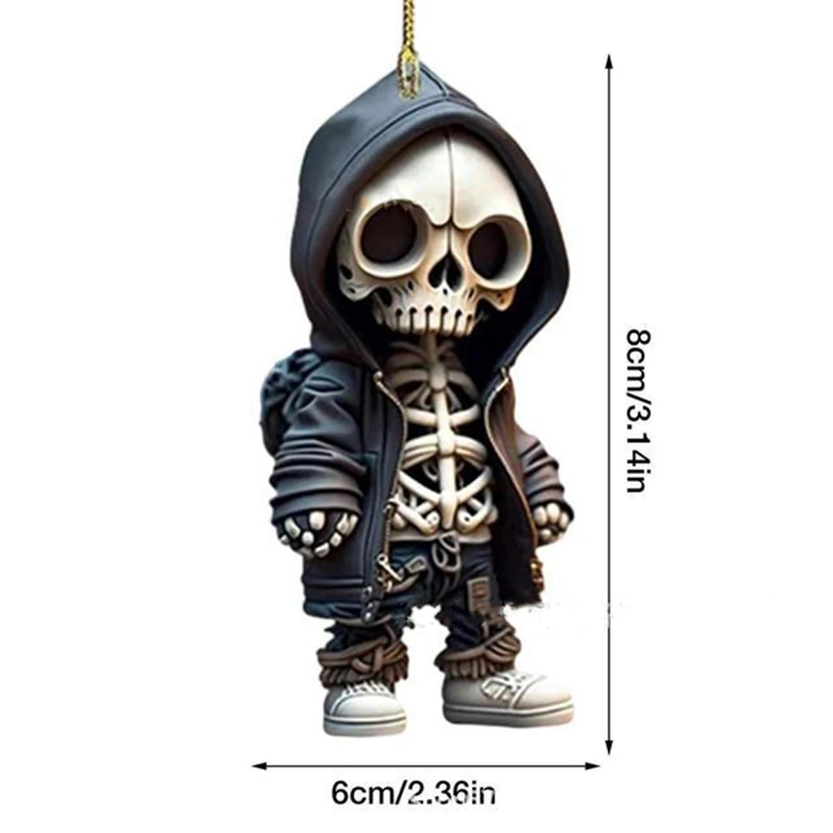 Акриловое Подвесное Украшение Для Автомобиля С Черепом Милый И Крутой HelloWeen