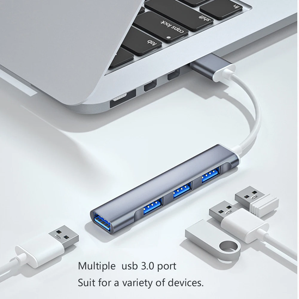 4 порта USB C Hub Type на 3 0 конвертер концентратор Кабель-адаптер для Mac-book Pro iMac ПК