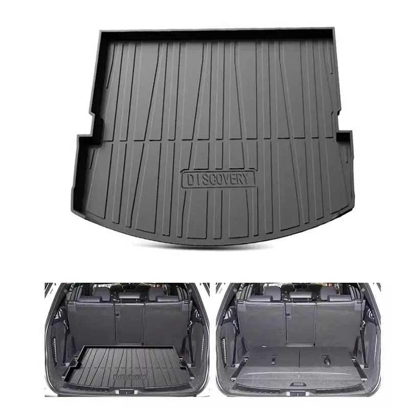 Для Land Rover Discovery Sport 5/7 мест 2020-2024 TPE коврик в багажник поднос багажника аксессуары всепогодный автомобильный коврик в багажник