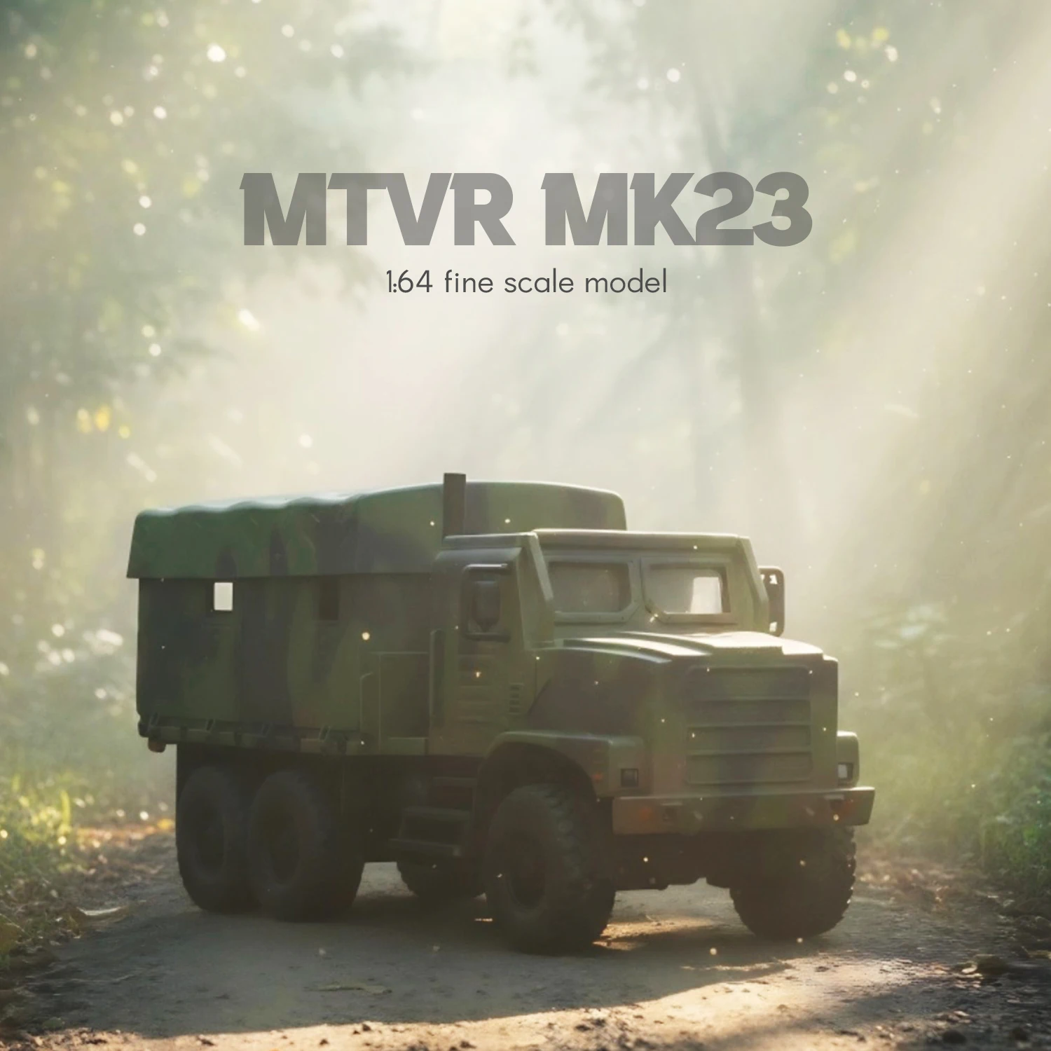Фото Модель грузовика NUOTIE 1:64 MTVR MK23, коллекционная, детализированная, военная реплика, для энтузиастов, подарок на Рождество/День рождения для мужчин и мальчиков №4