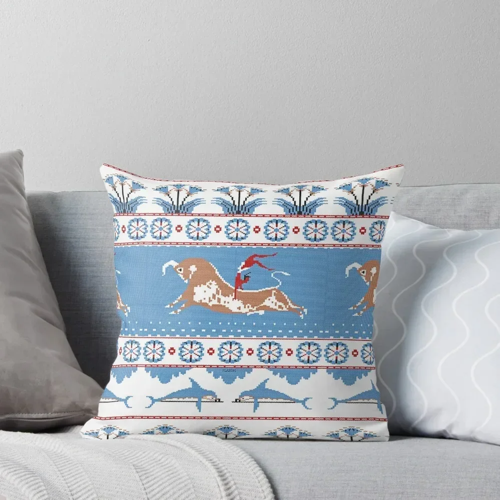 Древние вязания - Декоративная подушка Minoan чехол для подушек эстетические