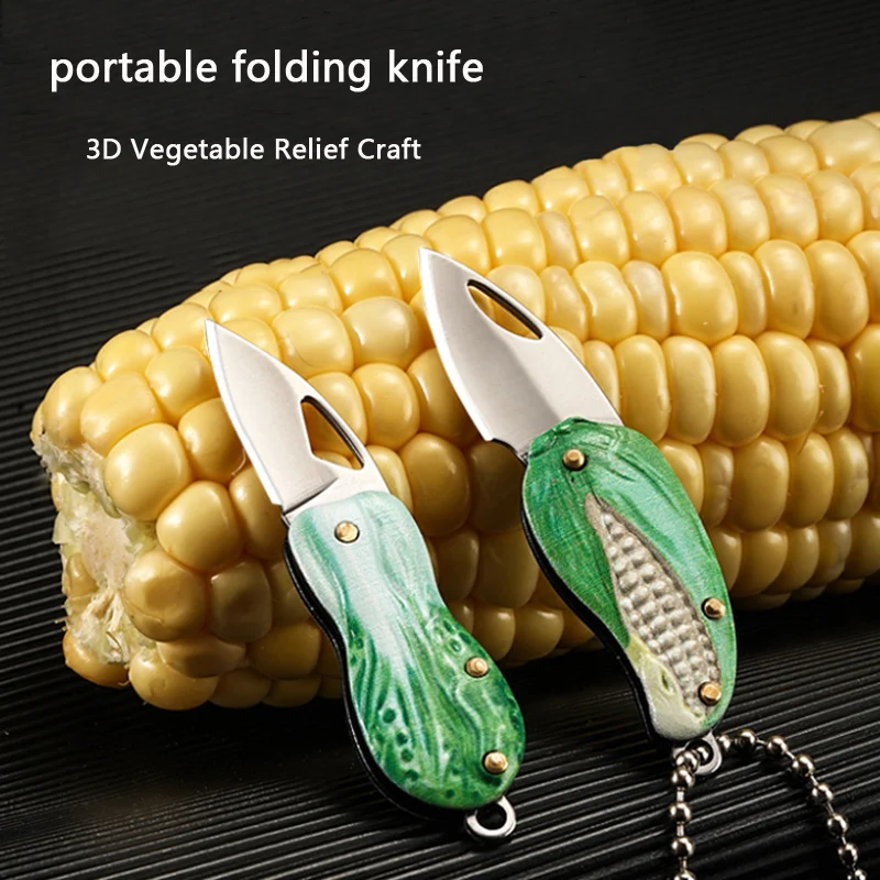 

Mini Outdoor Folding Knife Portable Folding Knife Stainless Steel 3D Embossed Edc Carry Knife Demolition Express Pocket Knife