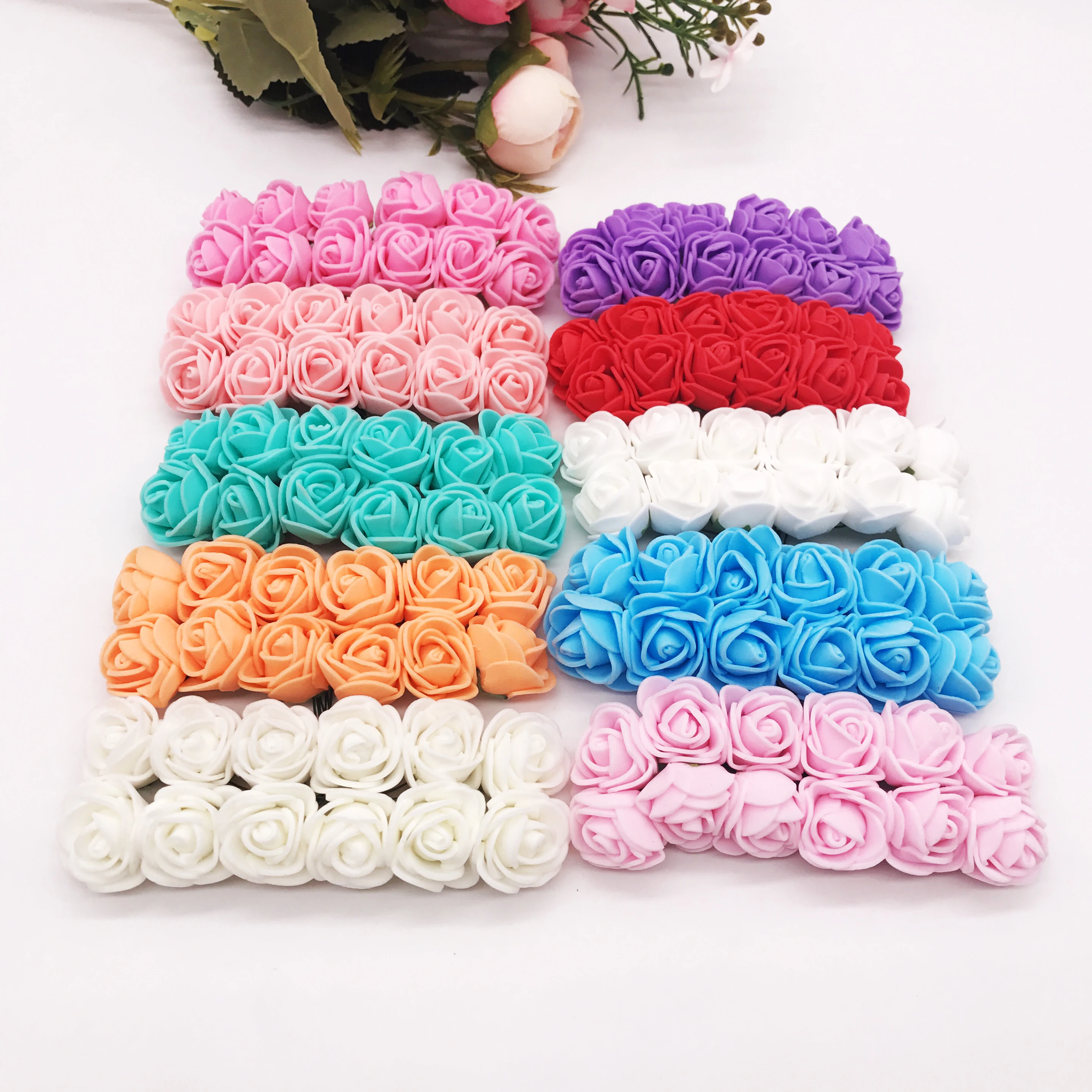 Декоративный букет из искусственных цветов, 36/72/144 шт