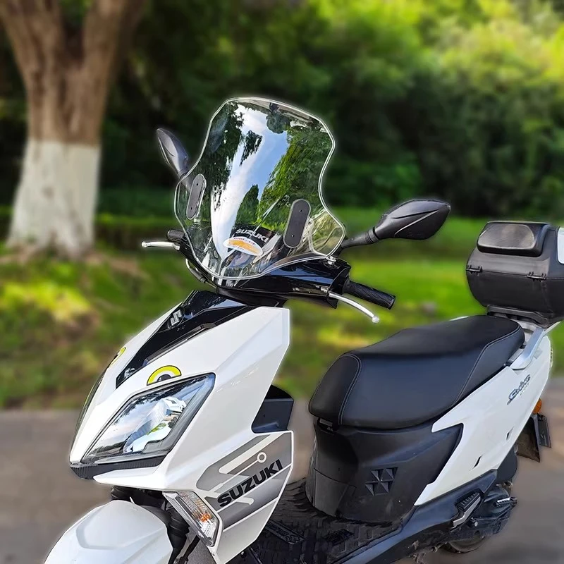 Фото Подходит для Suzuki Uy125, ветровое стекло PC, переднее ветровое стекло Haojue Afr125, специальное модифицированное переднее ветровое стекло, аксессуары. №5