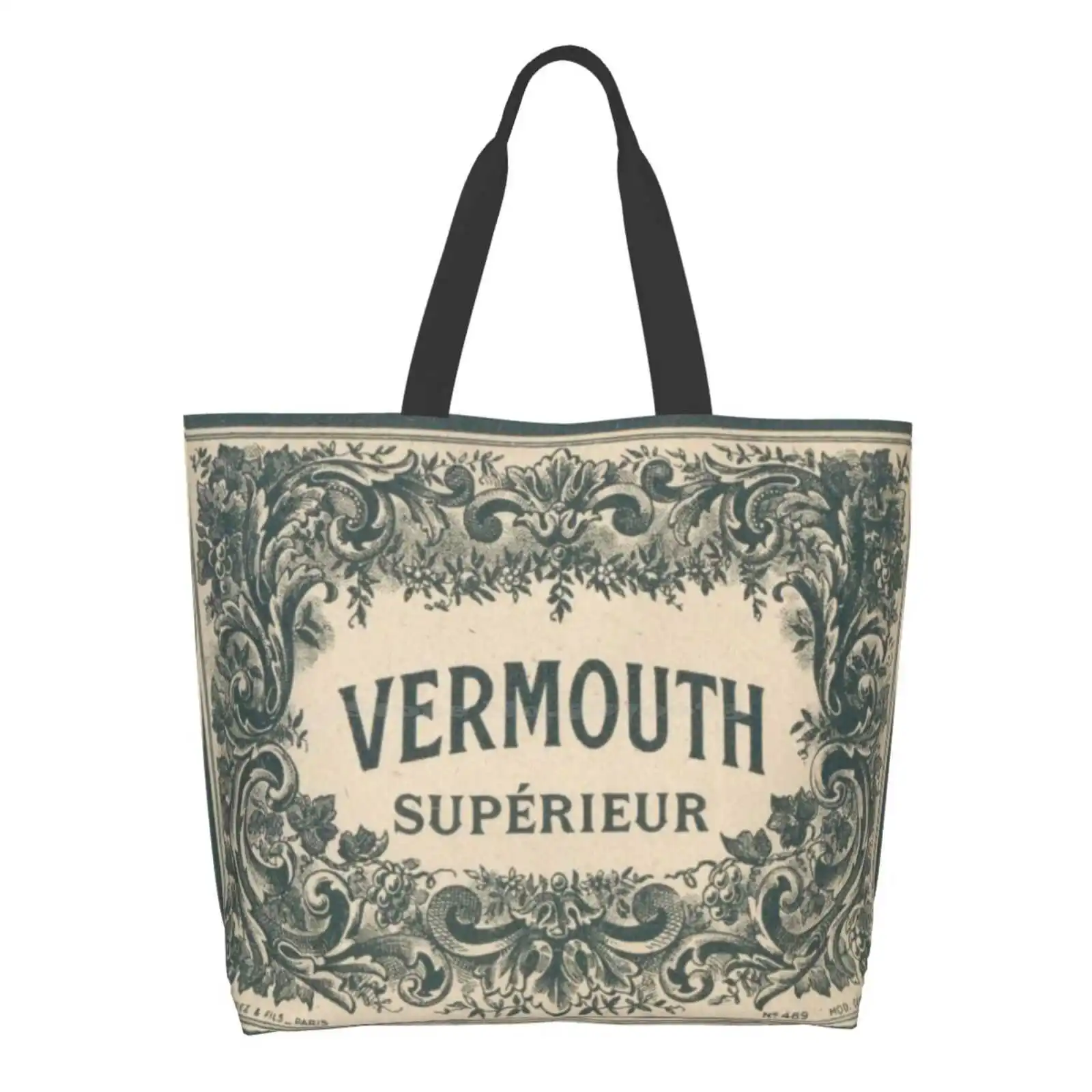 

Сумка-тоут многоразовая с винтажным ярлыком