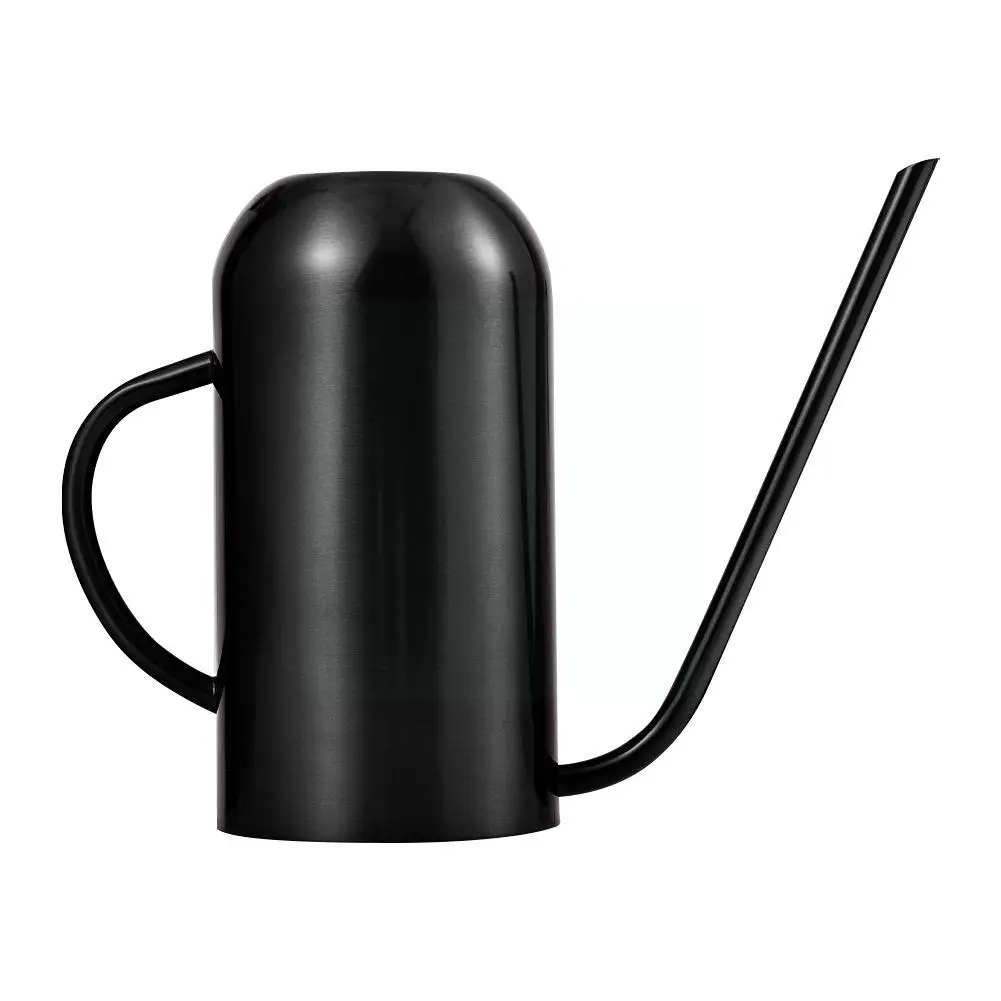 

Stainless Steel Watering Kettle Watering Can Long-mouthed Pot Indoor Watering Can Gift Gardening 1500ML Small Watering Plan Q9Z2