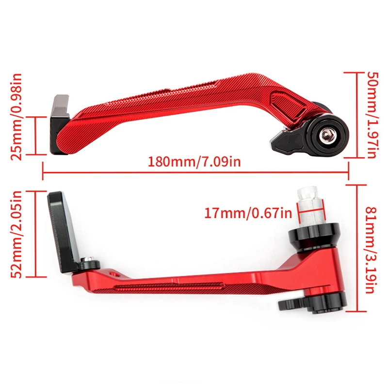 

1 Pair Motorcycle Anti-Fall Horn Guards Brake Protector for 16-18Mm Aperture Off-Road Pedal Handlebar Cnc Bow Guard