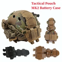 tactical fast helmet cover pouch removable mk2 battery case helmet airsoft hunting camo military combat nvg counterweight bags