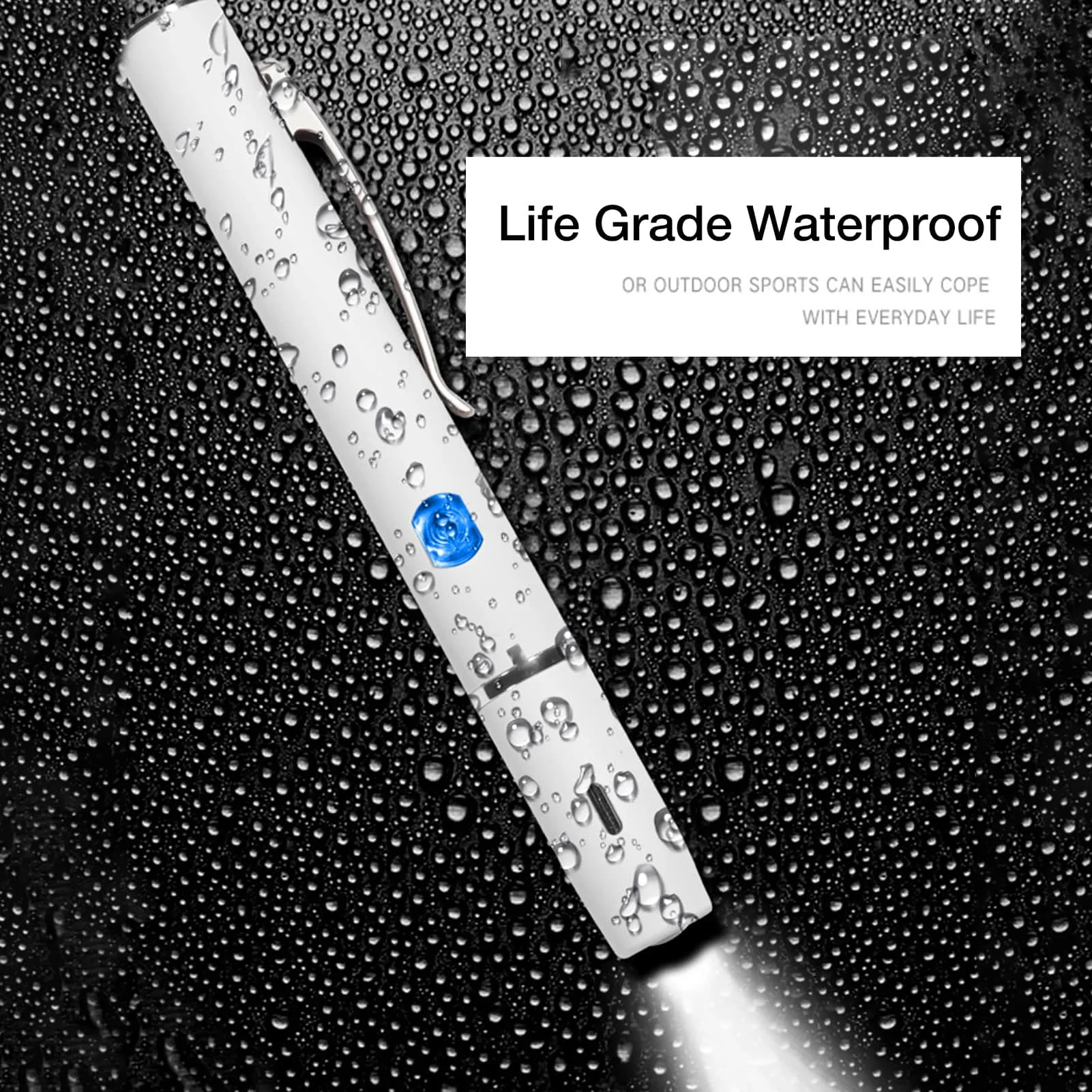 

USB Rechargeable Pen Flashlight LED Rechargeable Pen Flashlight Waterproof Mini LED Pocket Flashlight For Home And Outdoor