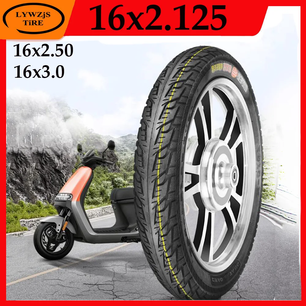

16x2,125 16x2,50 16x3,0 внутренняя труба наружная шина 16 дюймов утолщенная шина для электромобилей аксессуары