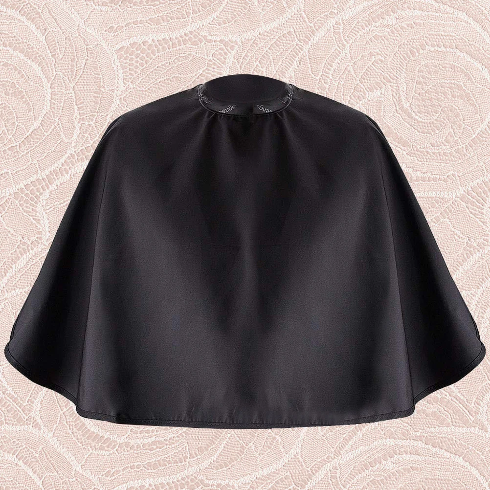 

Cape Hair Short Cutting Hairdressing Black Barber Apron Makeup Gown Haircut Salon Bib Capes Color Waterproof Mini Barbers Suit