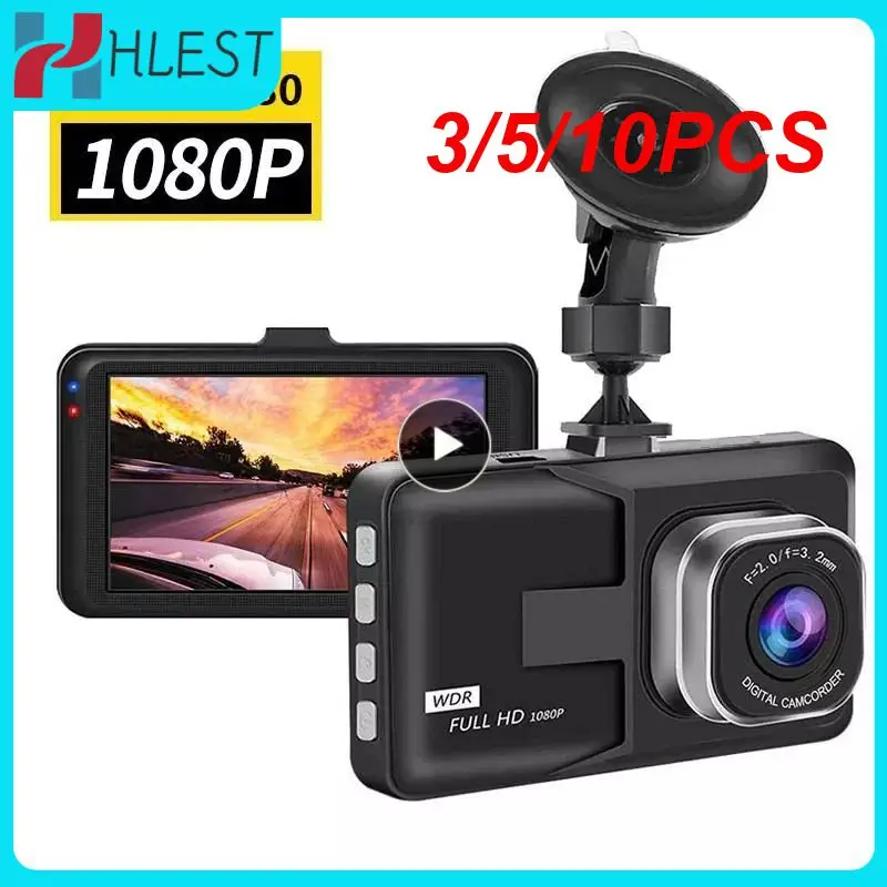 

3/5/10PCS 3 Inch Portable Car Dvr Large Screen Video Recorder Full Hd 1080p Dashcam Car Accessories Universal Dash Camera