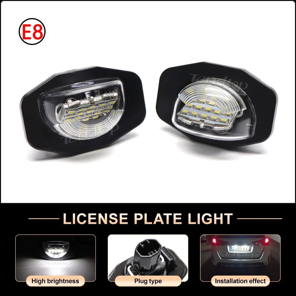 Canbus без ошибок автомобильный светодиодный светильник номерного знака для Toyota