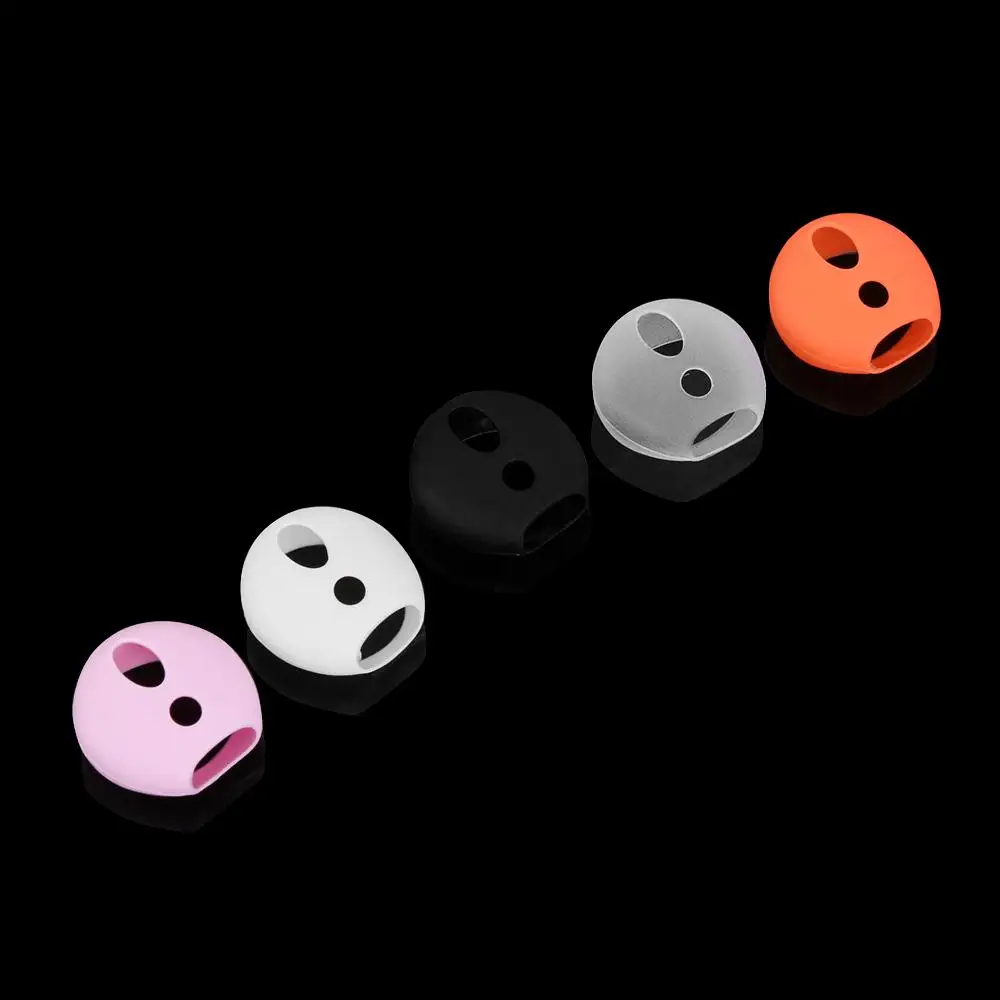 

2 Pairs Silicone Antislip Earphone Earbuds Tips Ultra Thin Cover For AirPods Apple EarPods Anti Slip Soft Replacement Eartips