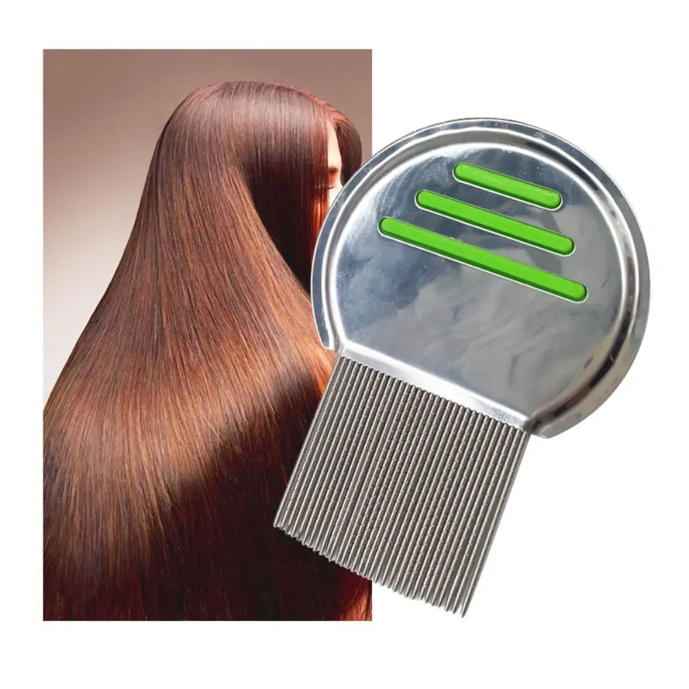 

Health Pet Hair Comb Flea Brush Lice Free Nits Comb Head Lice Treatment Lice Comb Lice Nit Comb Stainless Steel Teeth