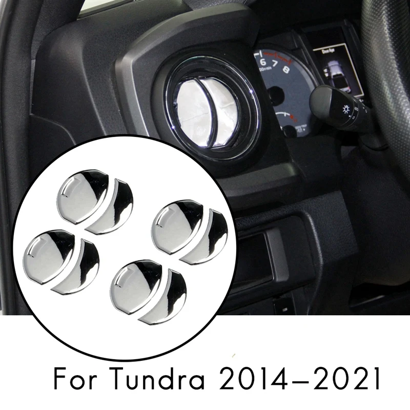 

8 шт., хромированная крышка для вентиляционного отверстия для Toyota 2014-2021