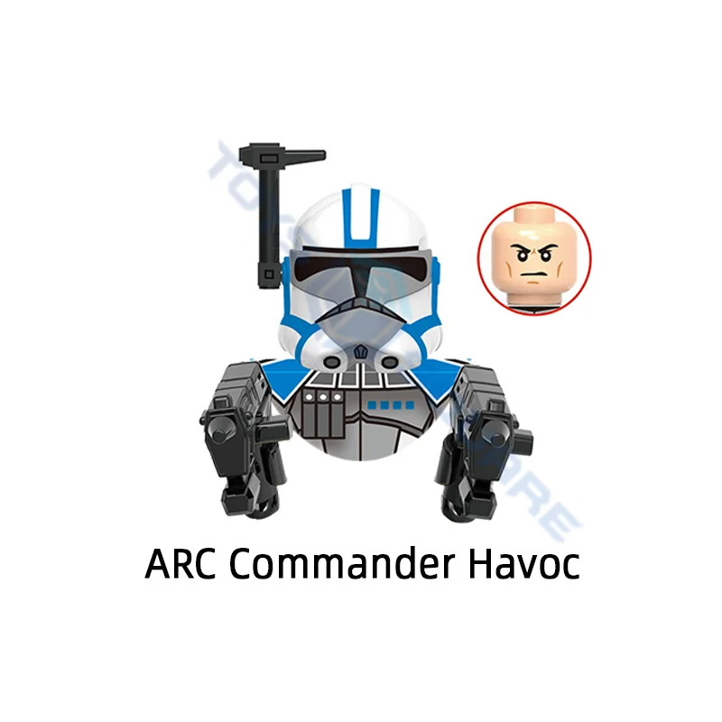 DISNEY Commander Colt Blitz Havoc Hammer Wolffe Horn Clone Trooper модель батальона строительные блоки кубики
