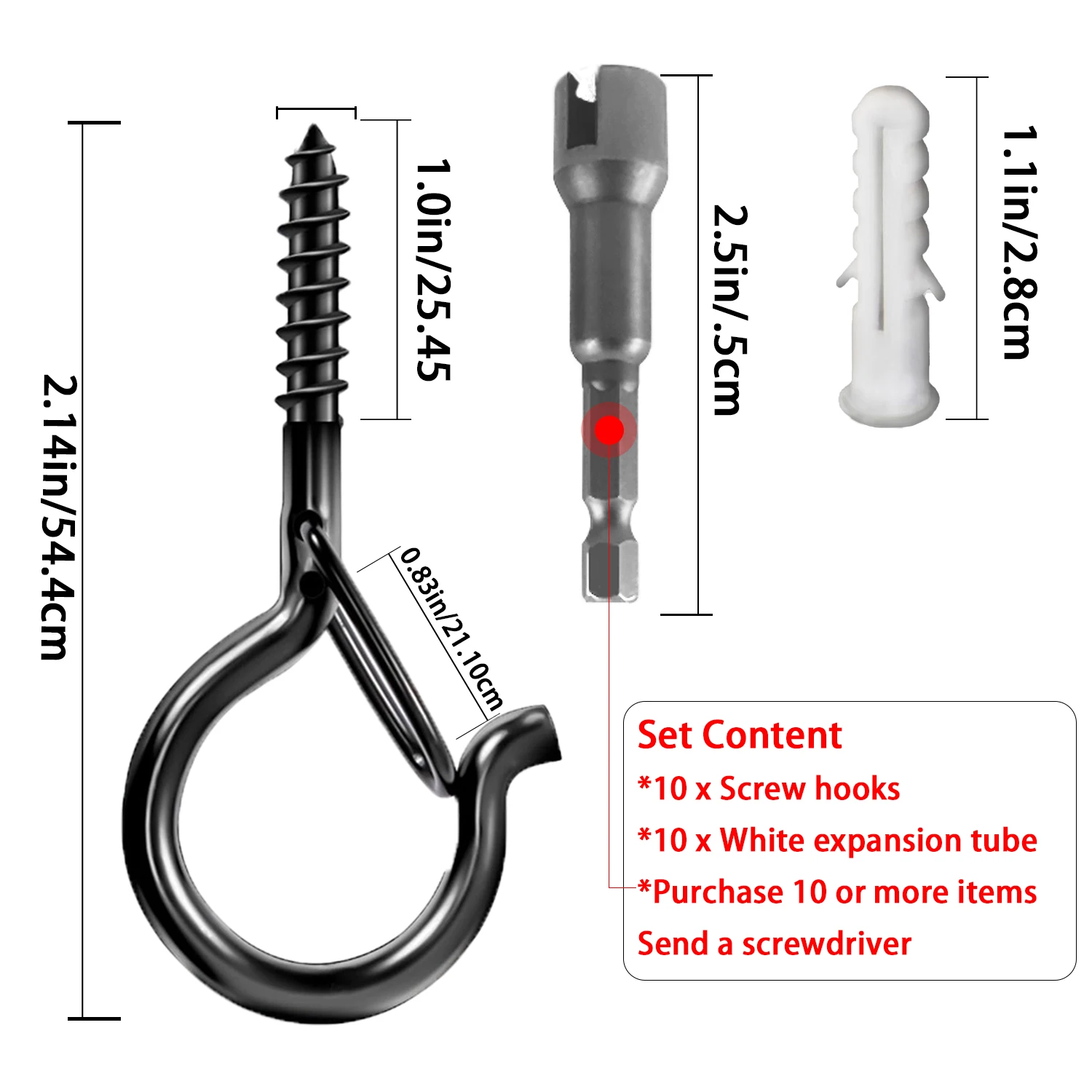 

5-50 шт. Q-образный безопасный крючок с пряжкой, потолочный крючок, рождественский светильник для растений, используемый для подвешивания уличных гирлянд, ветрозащитный винтовой крючок