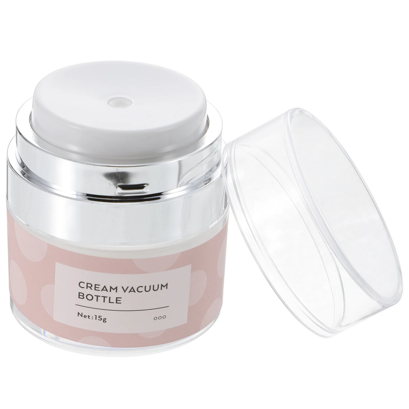 

Airless Jar Pump Container Cosmetic Makeup Refillable Cream Sample Containers Jars Lotion Empty Bottles Vacuum Face Vials Creams