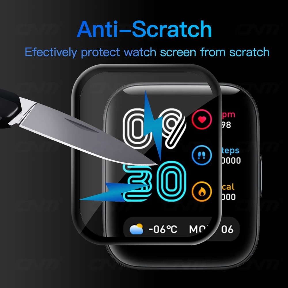 5D Полноэкранный протектор для Mibro C2 X1 A1 Lite цветной воздушный Смарт-часы Защитная