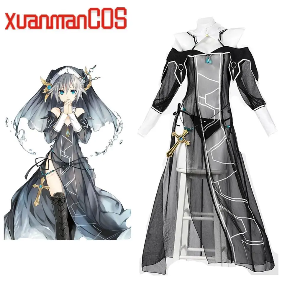 

Anime Date A Live Honjou Nia Cosplay Costume Outfits Halloween Carnival Women Sexy Black Suit