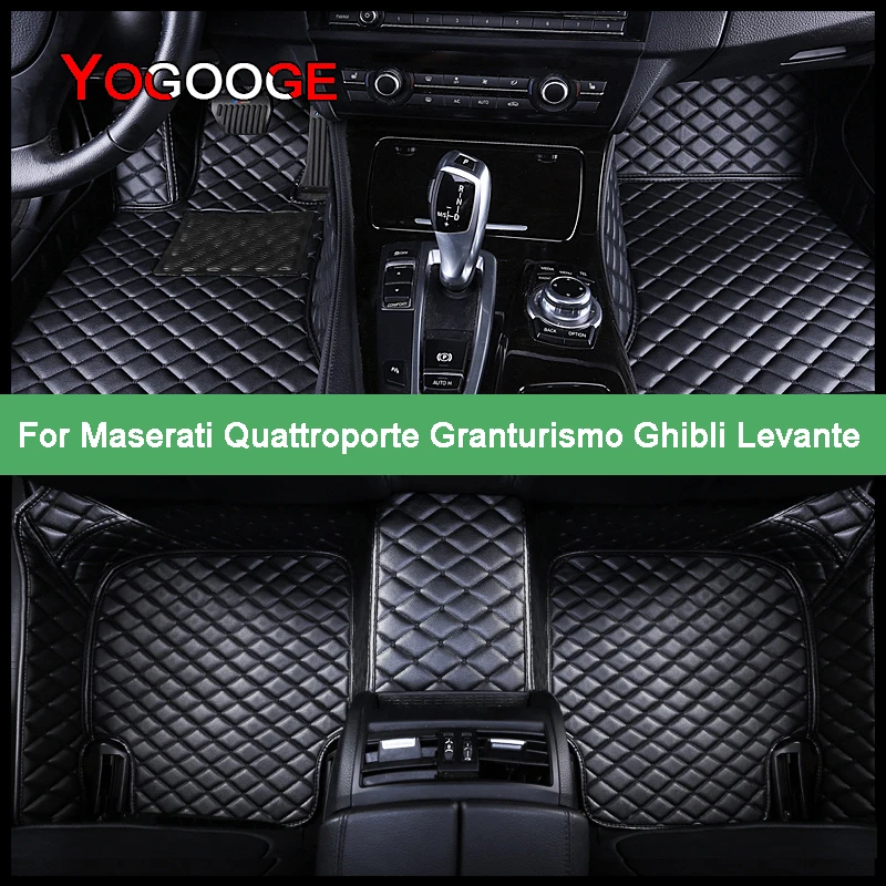 

Автомобильные коврики YOGOOGE, коврики для Maserati Quattroporte granтуризма ghiдоступ, аксессуары для ног, коврики