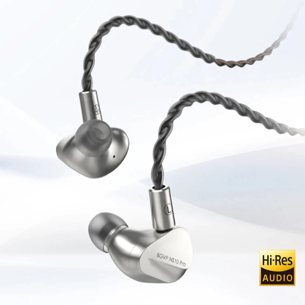 BGVP NS10 Pro 8BA + 2DD Гибридный привод-вкладыш Проводные наушники-вкладыши HIFI-монитор со
