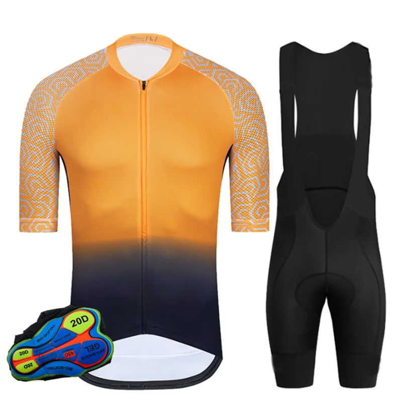 

2022 Quick-Drying Clothes Breathable Cycling Jerseys Man Cycling Clothes Short Sleeved Cycling Suit