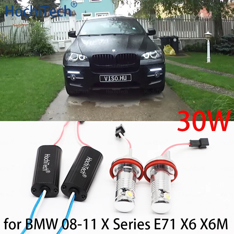 

Светодиодные Габаритные огни Angel Eyes для BMW 2008-2011 X Series, E71, X6, X6M, 30 Вт, лм, гарантия 2 года