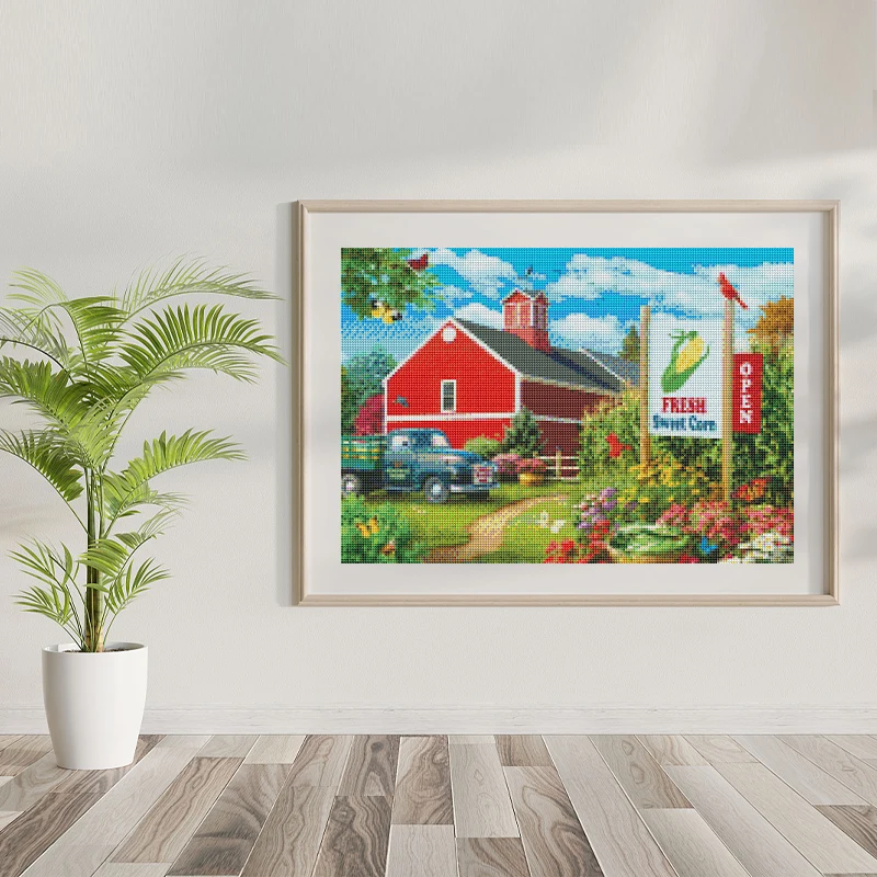 5D алмазная вышивка своими руками Бриллиантовая мозаика полная круглая живопись