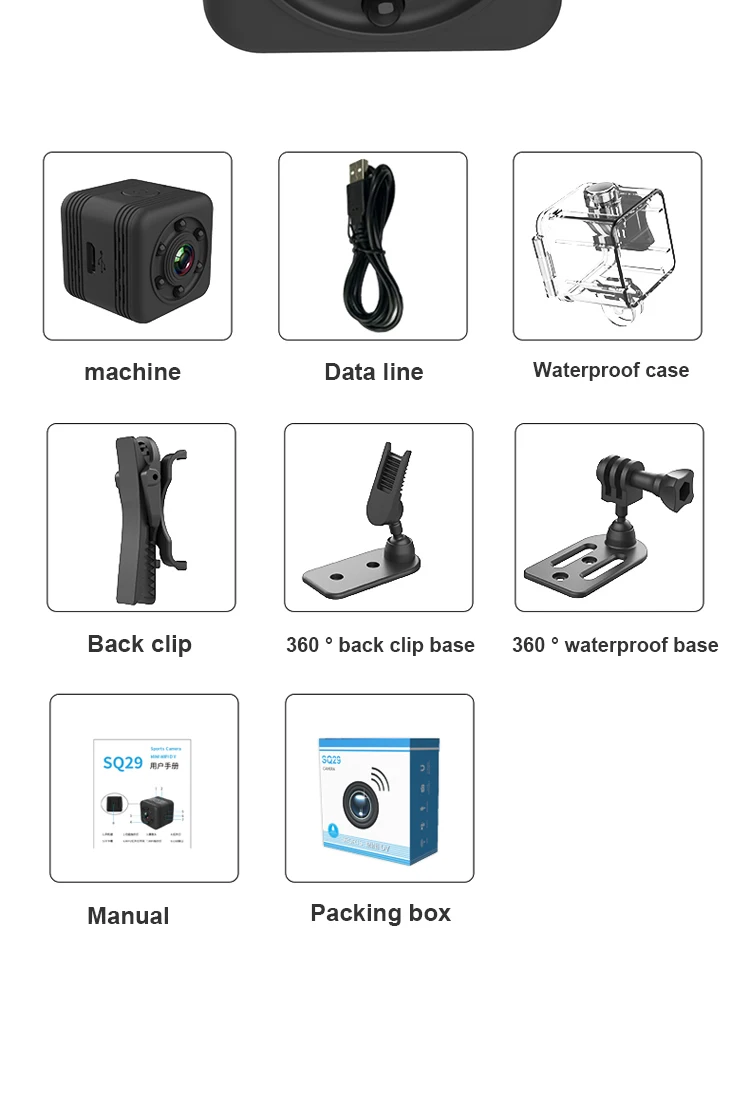 Беспроводная подводная камера SQ29 Wi-Fi точка доступа инфракрасная ночного видения