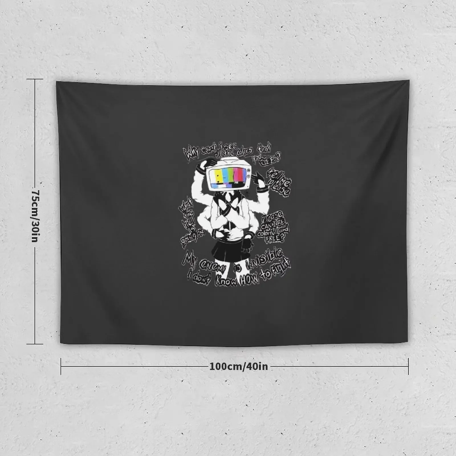 Гобелен Gumi Megpoid Echo украшение для гостиной корейский Декор комнаты гобелен