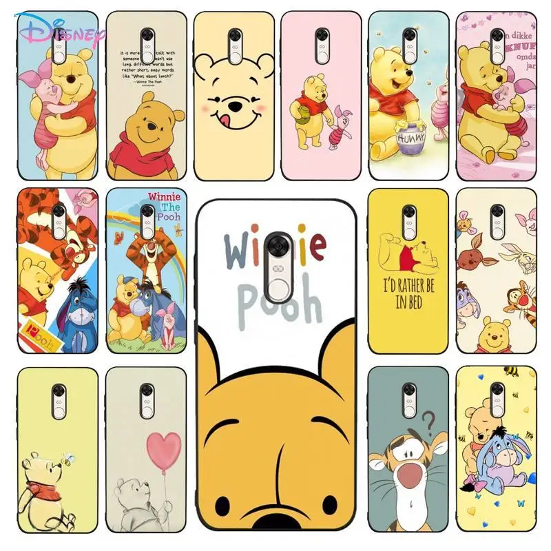 

Disney Winnie the Pooh Phone Case for Redmi 5 6 7 8 9 A 5plus K20 4X S2 GO 6 K30 pro