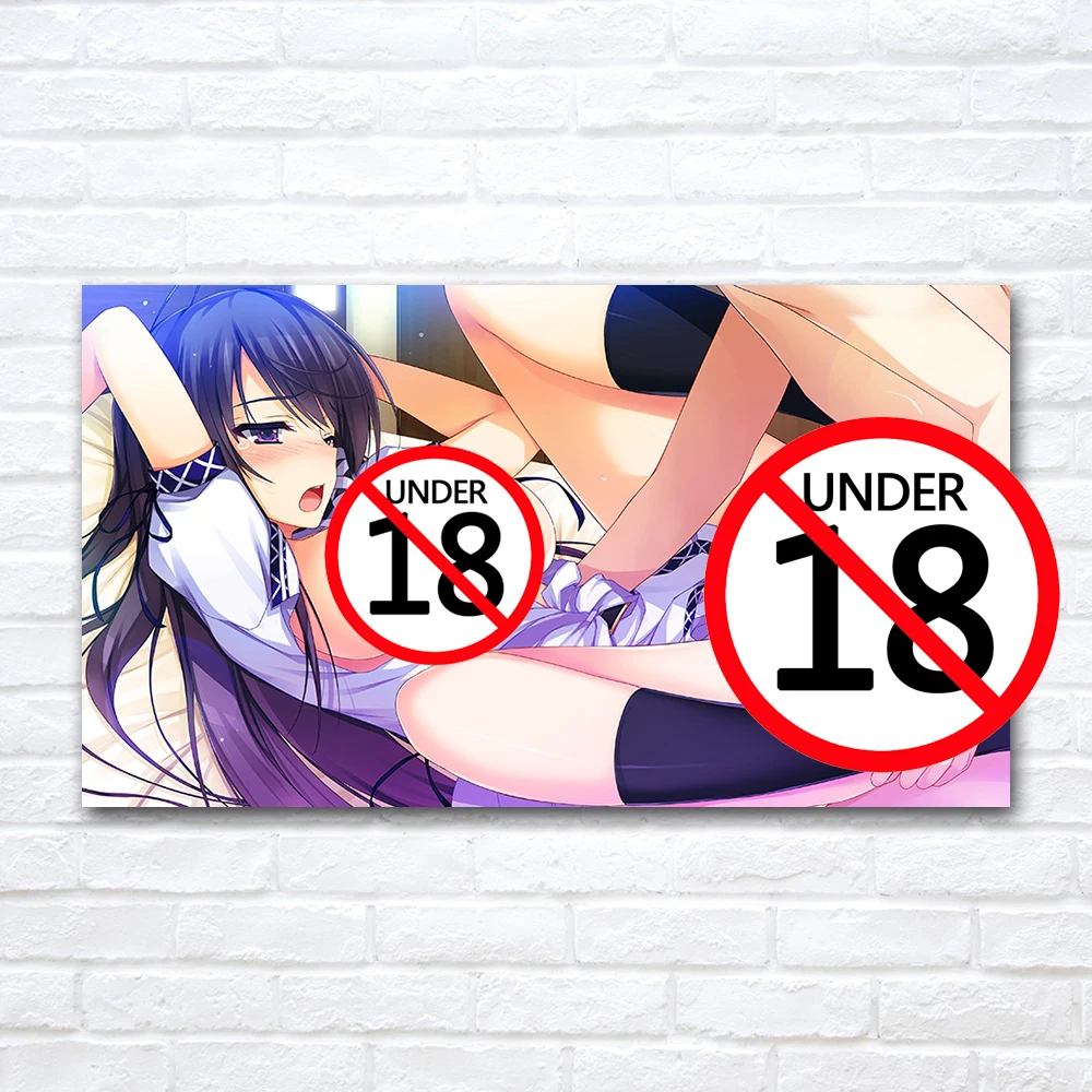 

Sexy Girl Hot Anime Posters Modern Wall Art Canvas Painting Adult Cartoon Picture for Home Room Decor