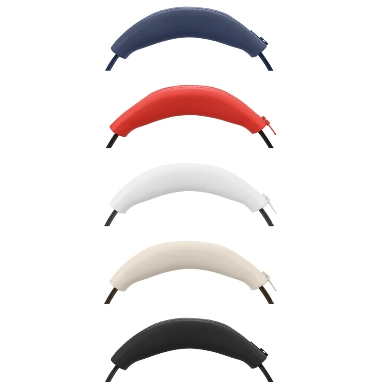 

Comfortable Headband Sleeve for WH H910N Headset Beam Cap Zipper Covers X3UF
