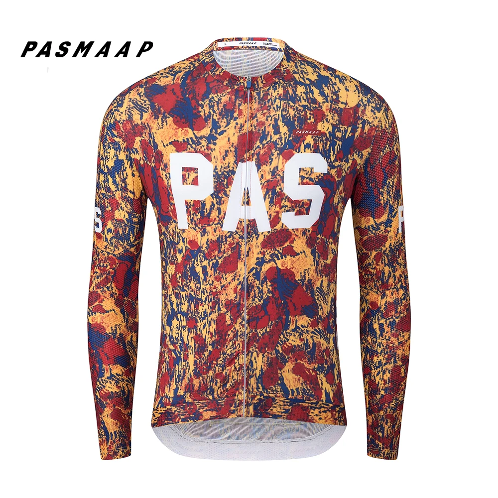Велосипедный трикотаж PASMAAP 2024 профессиональный командный с длинными рукавами