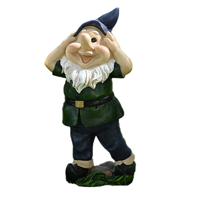

Outdoor Garden Courtyard Ornaments Gardening Decoration Creative Resin Dwarf Cartoon Resin Ornaments