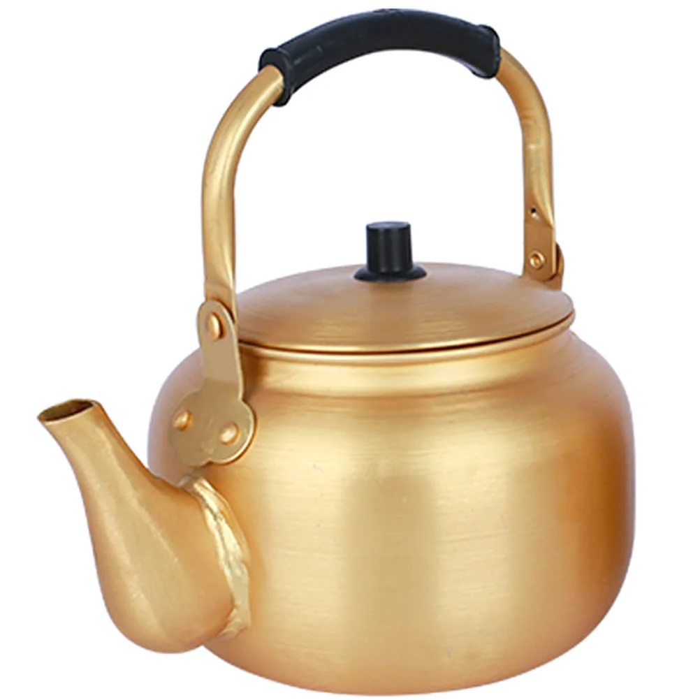 

Stovetop Teapot Portable Cooktop Aluminum Teapot Coffee Kettle Metal Teapot Rice Jug Heating Water Kettle Stovetop