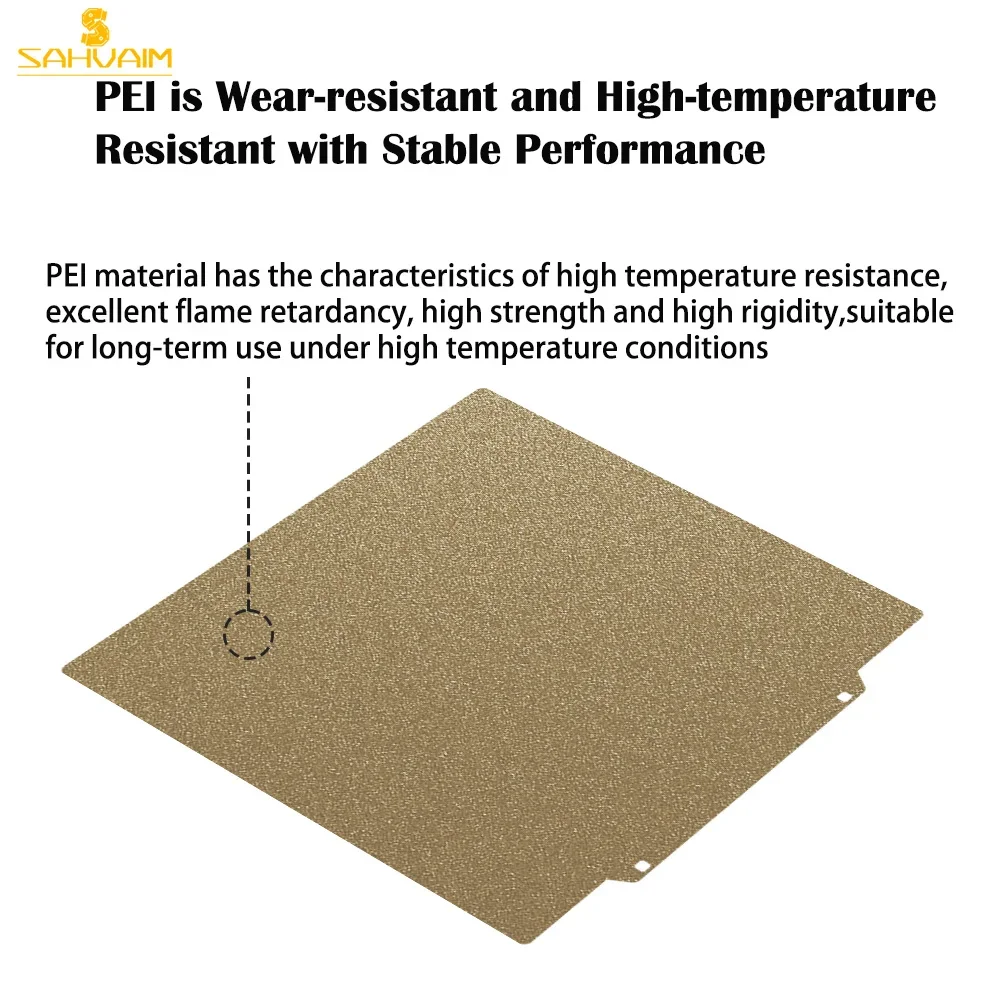 Магнитная текстурированная пластина PEI 235x235 гладкая для Flashforge Adventurer 5m Elegoo Нептун 4