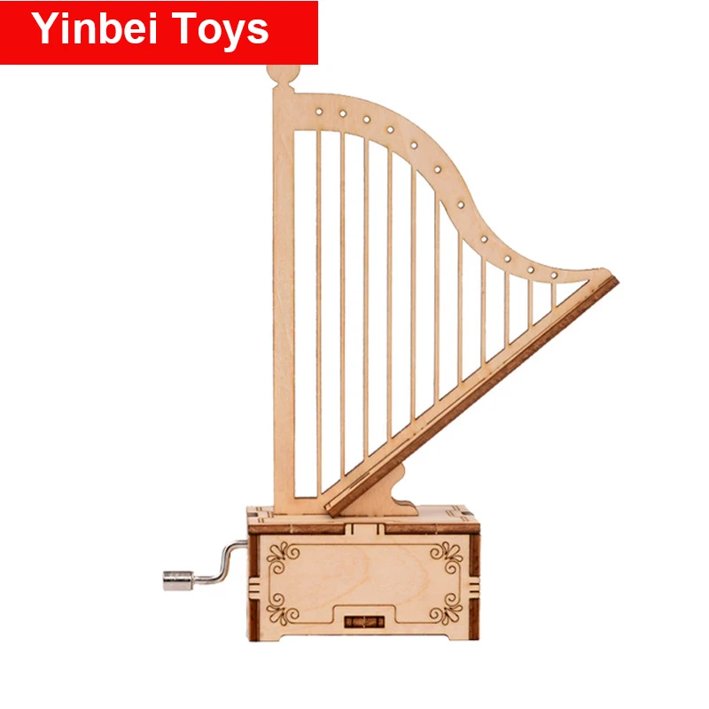 Заводная Музыкальная шкатулка пазлы для взрослых игрушки девочек и мальчиков