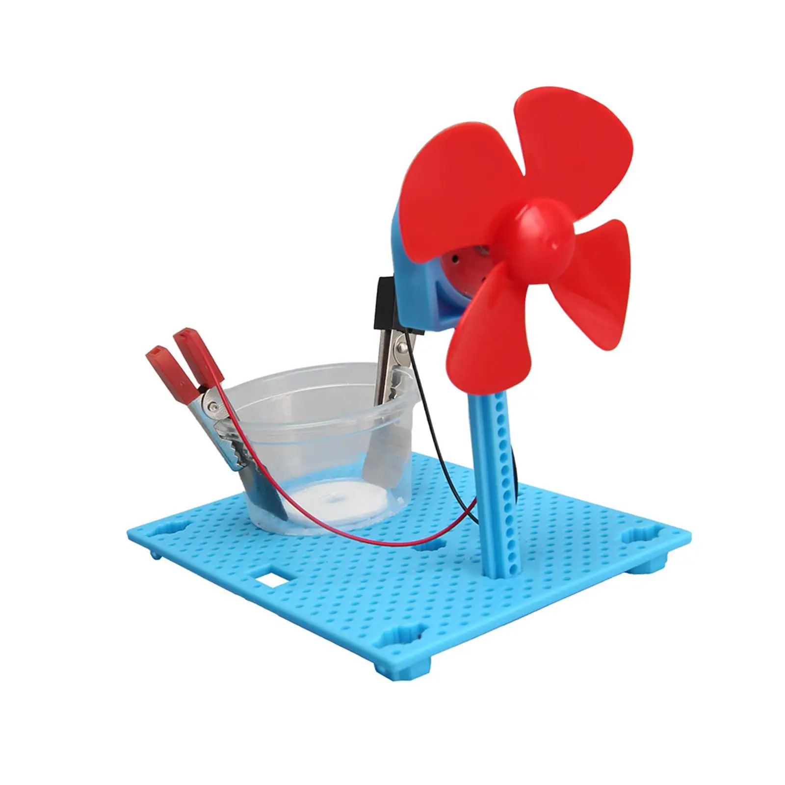 

DIY Fan Motor Model Fan Blade Physics Assemble Science Small Experiment Set for Boys and Girls Beginners Kids Children Gift
