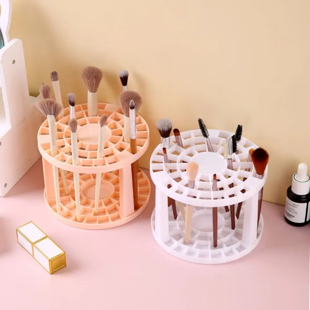 

Multi-hole Makeup Brush Holder Insert Rack Pen Holder Portable Brush Stand Rack for Home Use Women
