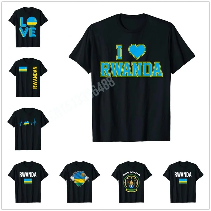 

Men Women T Shirt More Design Rwandan Flag And Rwanda Roots Premium T-Shirt Tops 100% Cotton Tees
