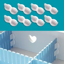 칸막이 서랍 액세서리 확장 버클 고정 클립 서랍, DIY 보관, 옷판 칸막이, 양말 속옷 정리함, 로트당 4 개
