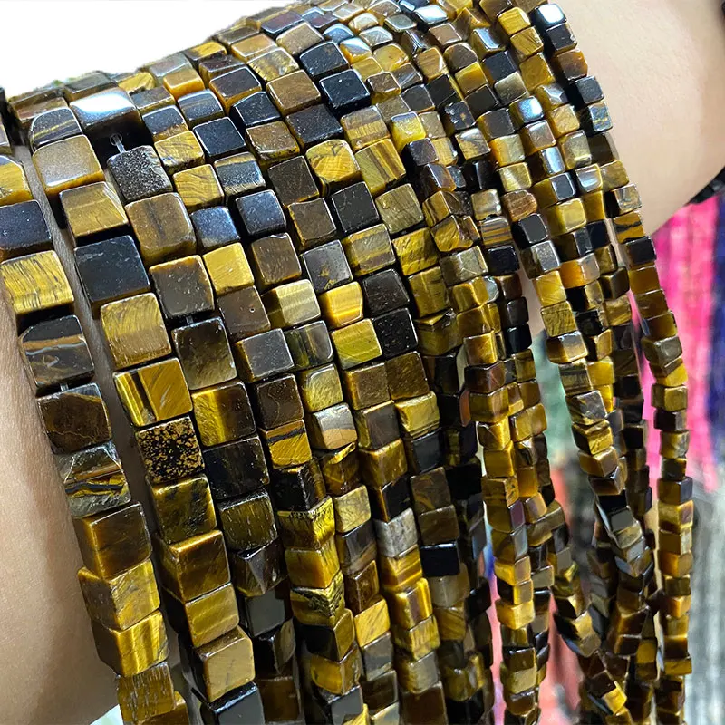 Новые Квадратные бусины из натурального камня нефрит лазурит Индия агат